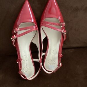 Jessica Simpson Red Strappy Flats
